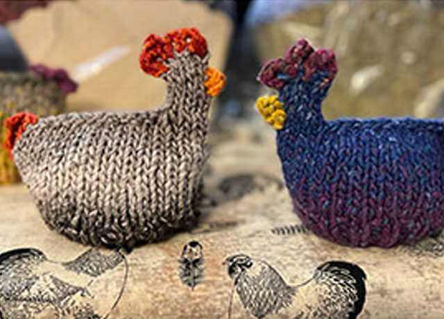 elginknitworks spring fling 2023 chicken kit