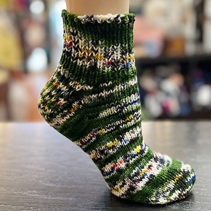 elgin knit works toe up socks